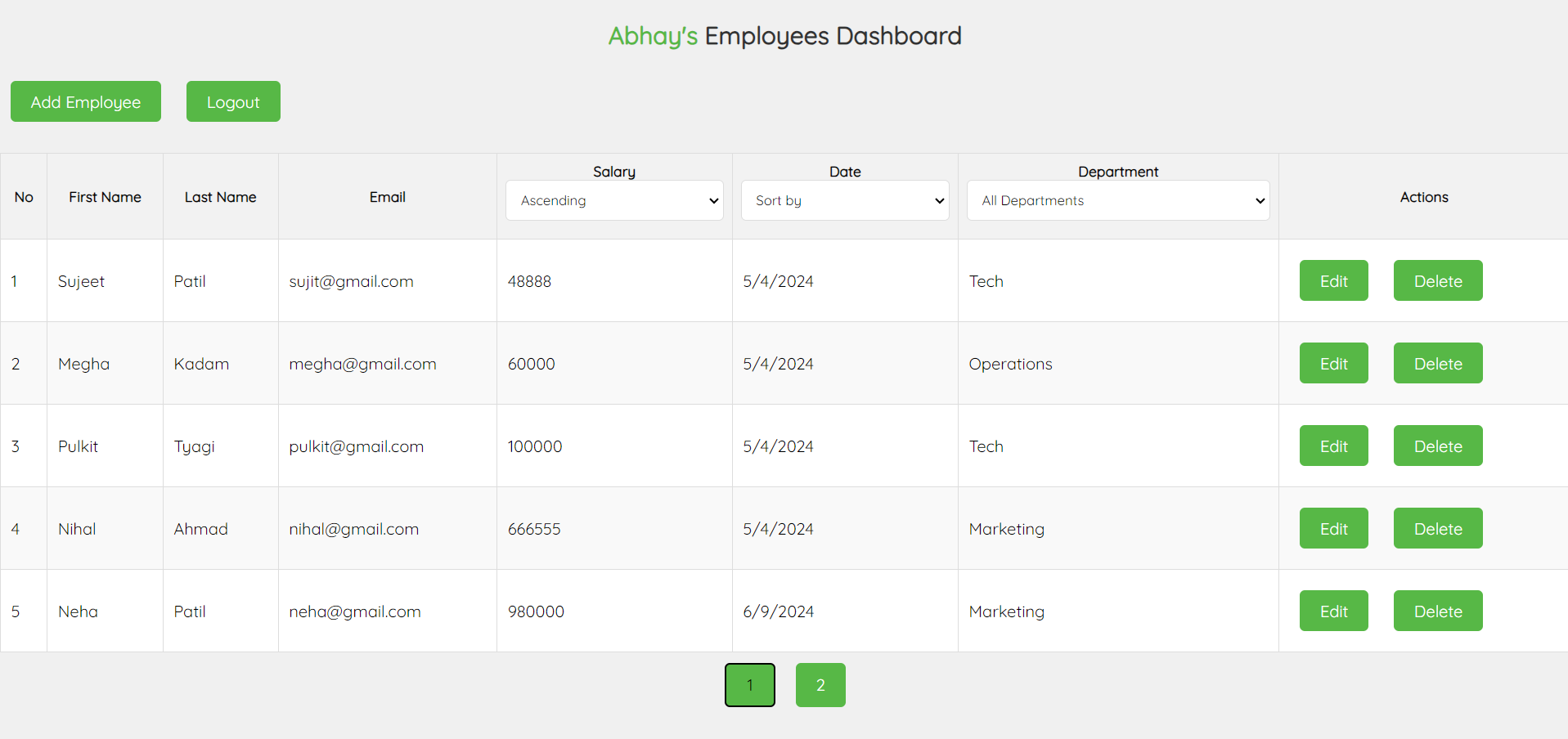 Employee Management System